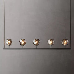 Boule Cristal Linear Chandelier 48" - Franing