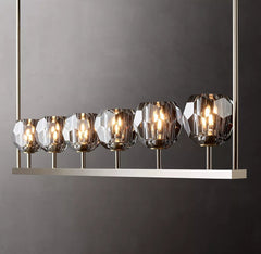 Boule Cristal Linear Chandelier 60" - Franing