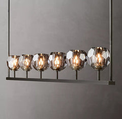 Boule Cristal Linear Chandelier 60" - Franing