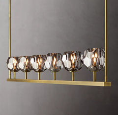 Boule Cristal Linear Chandelier 60" - Franing