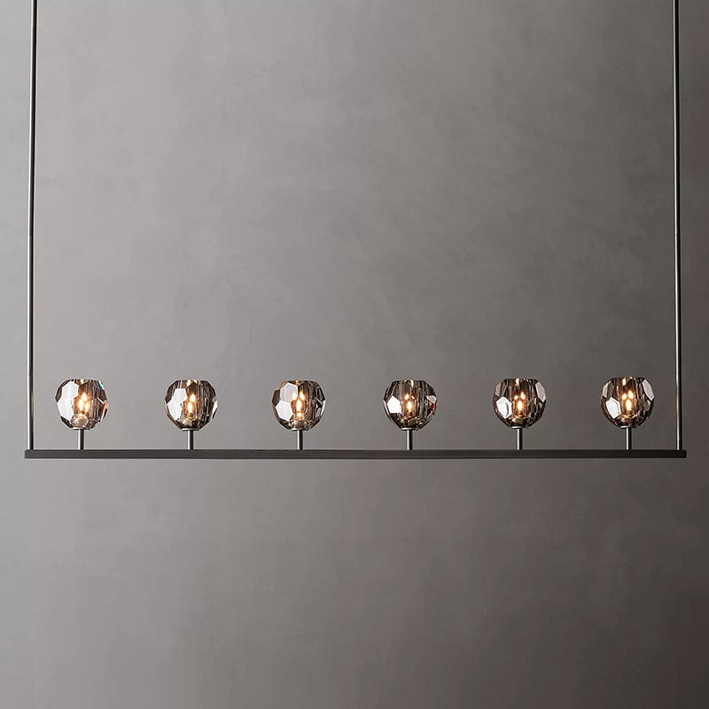 Boule Cristal Linear Chandelier 60" - Franing