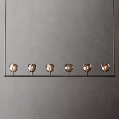 Boule Cristal Linear Chandelier 60" - Franing