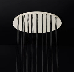 Boule Crystal Round Cluster Chandelier 24" - Franing