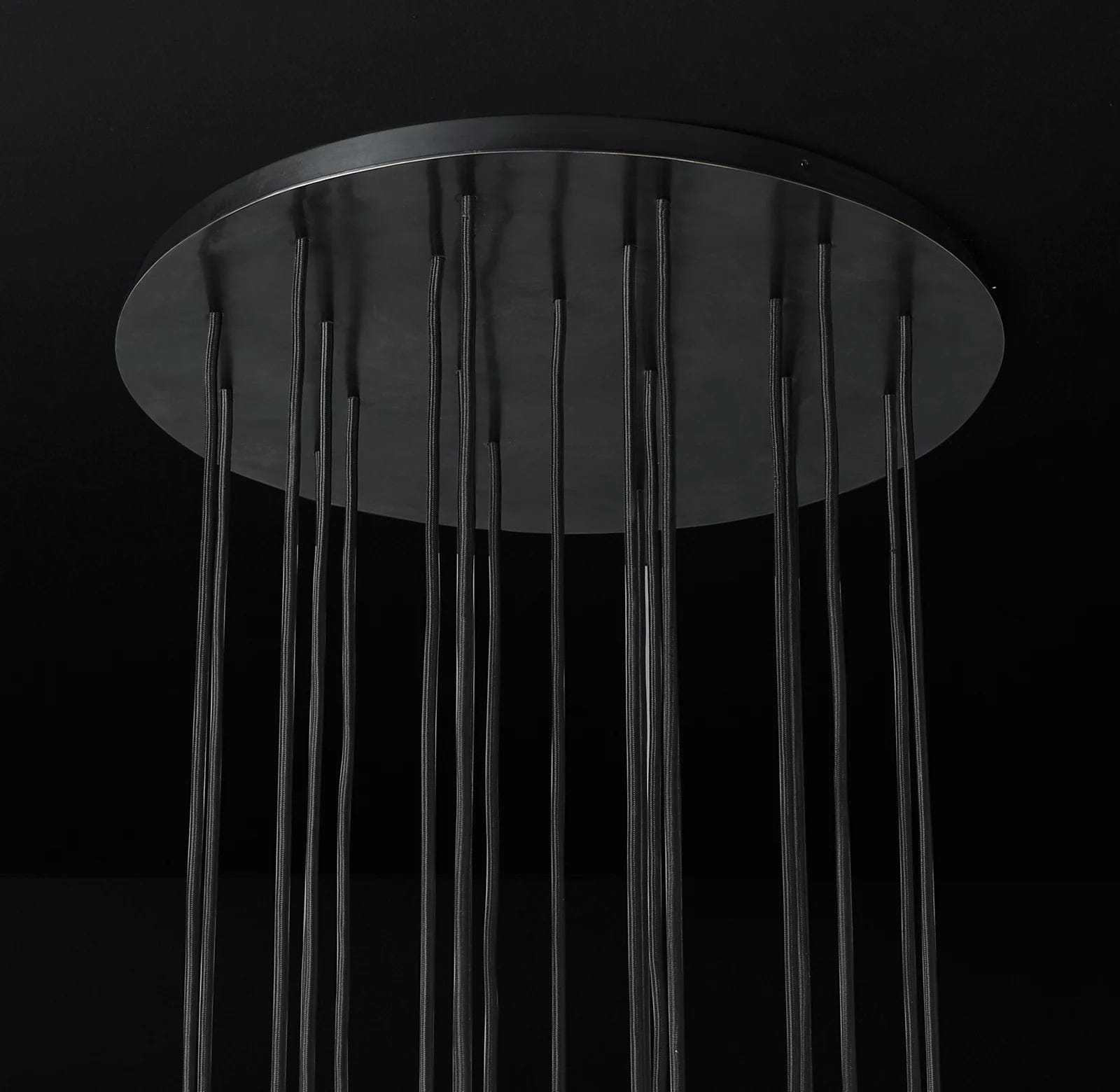 Boule Crystal Round Cluster Chandelier 24" - Franing