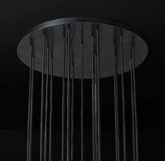 Boule Crystal Round Cluster Chandelier 24" - Franing