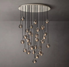 Boule Crystal Round Cluster Chandelier 40" - Franing