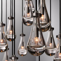 Franing Chandelier,SHOP ALL,crystal chandelier,Ceiling Raindrop Linear Chandelier 72", Rain Chandelier