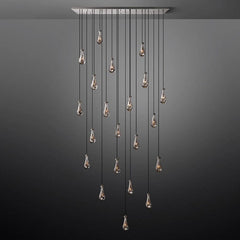 Franing Chandelier,SHOP ALL,crystal chandelier,Ceiling Raindrop Linear Chandelier 72", Rain Chandelier