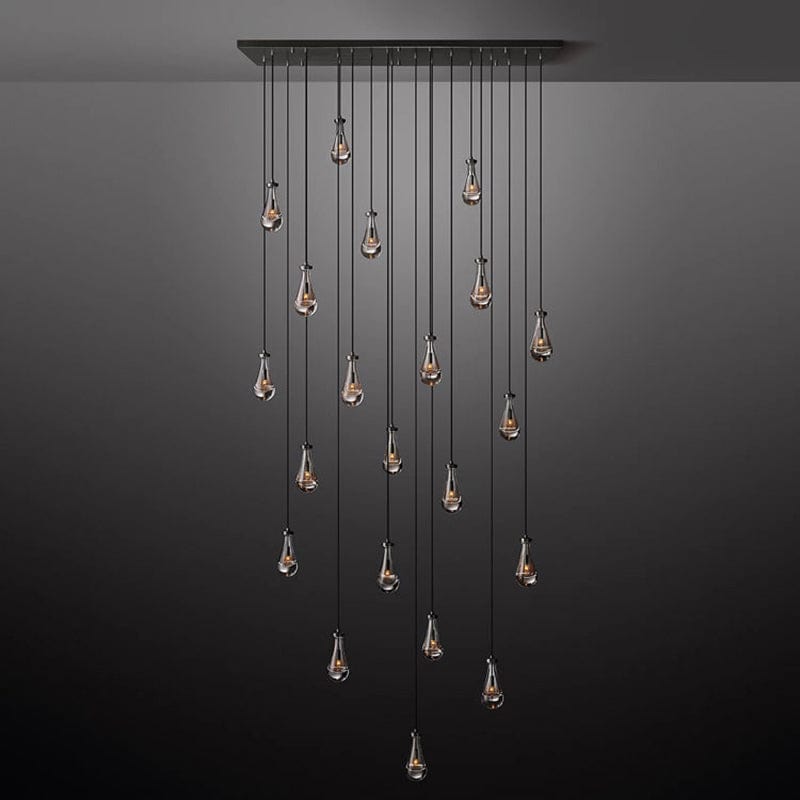 Franing Chandelier,SHOP ALL,crystal chandelier,Ceiling Raindrop Linear Chandelier 72", Rain Chandelier