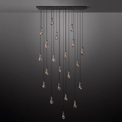 Franing Chandelier,SHOP ALL,crystal chandelier,Ceiling Raindrop Linear Chandelier 72", Rain Chandelier