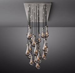 Franing Chandelier,SHOP ALL,crystal chandelier,Ceiling Raindrop Linear Chandelier 72", Rain Chandelier