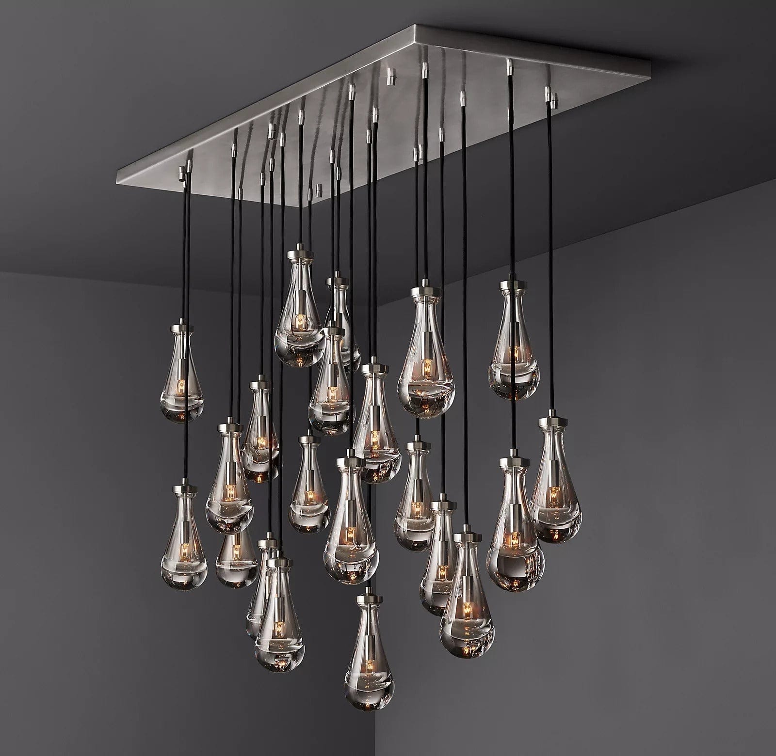 Franing Chandelier,SHOP ALL,crystal chandelier,Ceiling Raindrop Linear Chandelier 72", Rain Chandelier