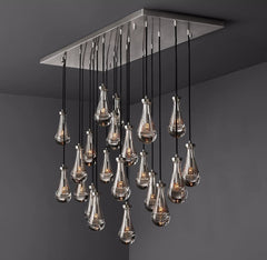 Franing Chandelier,SHOP ALL,crystal chandelier,Ceiling Raindrop Linear Chandelier 72", Rain Chandelier