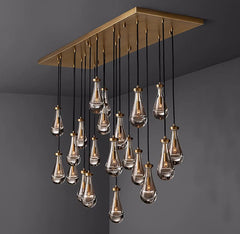 Franing Chandelier,SHOP ALL,crystal chandelier,Ceiling Raindrop Linear Chandelier 72", Rain Chandelier