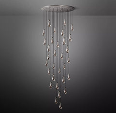 Franing Chandelier,SHOP ALL,crystal chandelier,Ceiling Raindrop Round Chandelier 60", Rain Chandelier