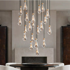 Franing Chandelier,SHOP ALL,crystal chandelier,Ceiling Raindrop Round Chandelier 60", Rain Chandelier