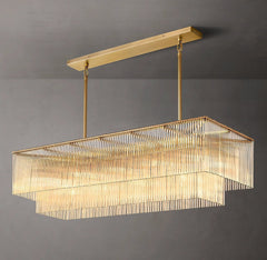 Franing Chandelier,SHOP ALL,glass chandelier Amadeo Rectangular Chandelier 54''D