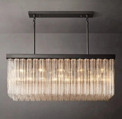 Franing Chandelier,SHOP ALL,glass chandelier Bronze Cielitoe Linear Chandelier 54″ 18-Lights