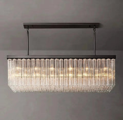 Franing Chandelier,SHOP ALL,glass chandelier Bronze Cielitoe Linear Chandelier 72″  21-Lights