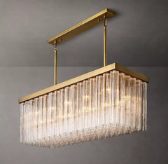 Franing Chandelier,SHOP ALL,glass chandelier Cielitoe Linear Chandelier 54″ 18-Lights