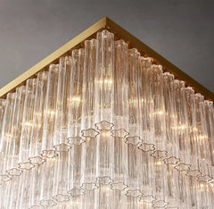 Franing Chandelier,SHOP ALL,glass chandelier Cielitoe Square Chandelier 45″ 25-Lights / 60'' （Customized）