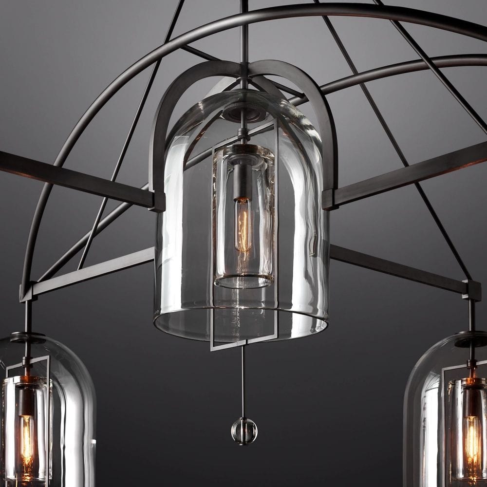 Franing Chandelier,SHOP ALL,glass chandelier Fulcrum Round Chandelier 73" 5-Lights