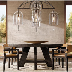 Franing Chandelier,SHOP ALL,glass chandelier Fulcrum Round Chandelier 73" 5-Lights