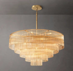 Franing Chandelier,SHOP ALL,glass chandelier Lacquered Burnished Brass Amadeo Round Chandelier 48''D