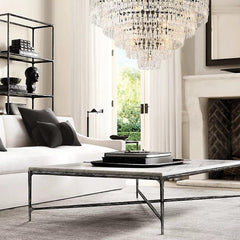Franing Chandelier,SHOP ALL,glass chandelier Mariogold Multi-Tier Crystal Chain Round Chandelier 36" 48" 60"