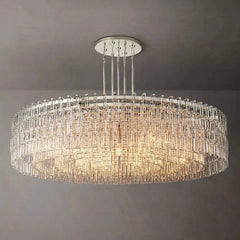 Franing Chandelier,SHOP ALL,glass chandelier Mariogold Multi-Tier Crystal Chain Round Chandelier 60"