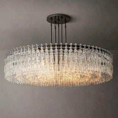 Franing Chandelier,SHOP ALL,glass chandelier Mariogold Multi-Tier Crystal Chain Round Chandelier 60"