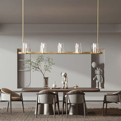 Franing Chandelier,SHOP ALL,glass chandelier Paulay Linear Chandelier 49"