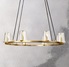 Franing Chandelier,SHOP ALL,glass chandelier Paulay Round Chandelier 36"