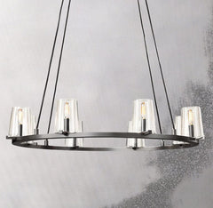Franing Chandelier,SHOP ALL,glass chandelier Paulay Round Chandelier 36"