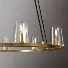 Franing Chandelier,SHOP ALL,glass chandelier Paulay Round Chandelier 36"