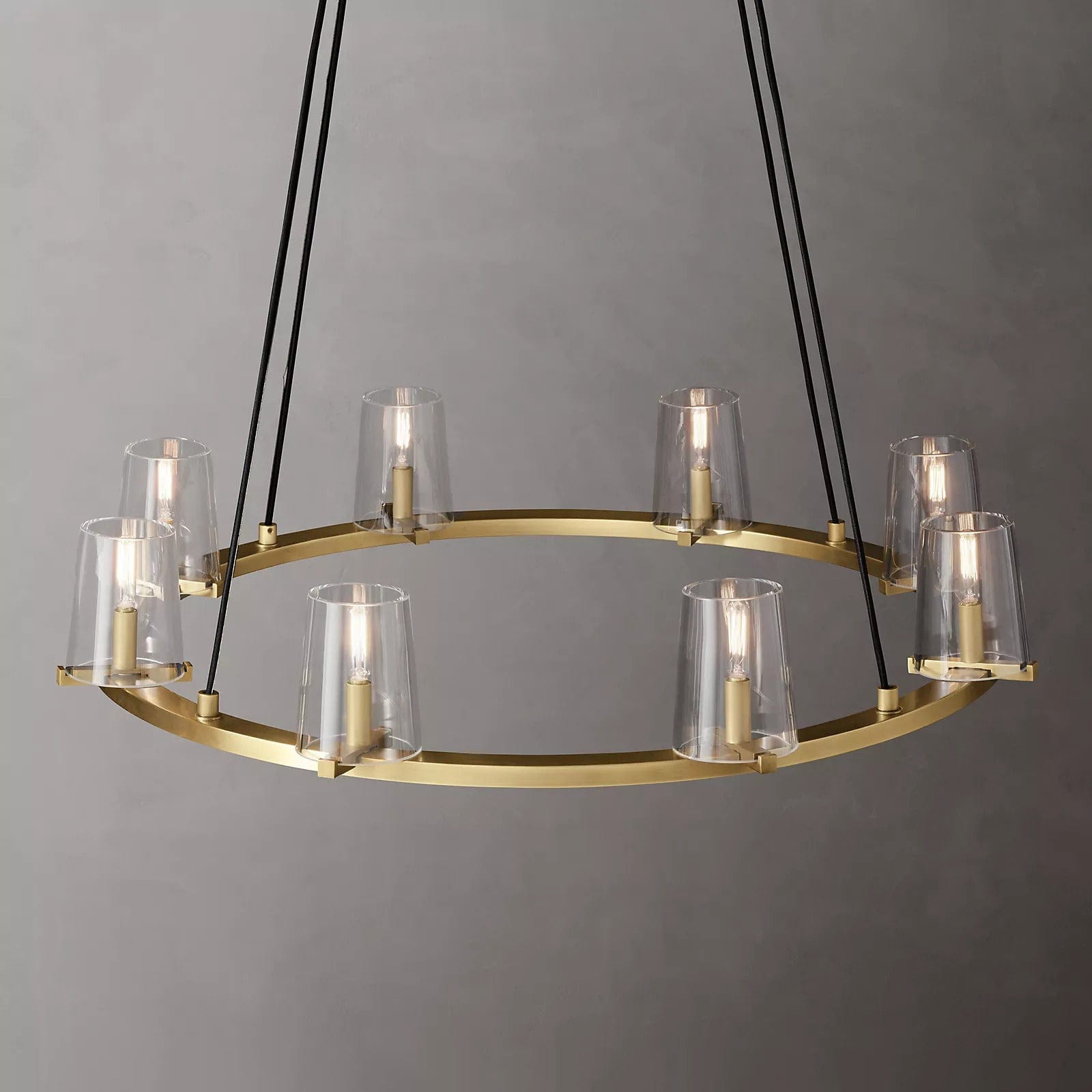 Franing Chandelier,SHOP ALL,glass chandelier Paulay Round Chandelier 36"