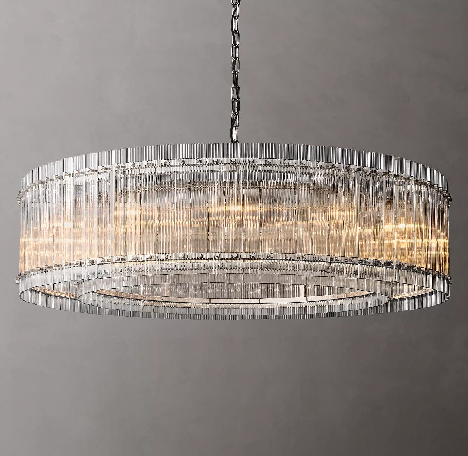 Franing Chandelier,SHOP ALL,glass chandelier Polished Nickel San Marcon Round Chandelier 60"