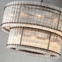 Franing Chandelier,SHOP ALL,glass chandelier San Marcon 2-Tier Round Chandelier 48"
