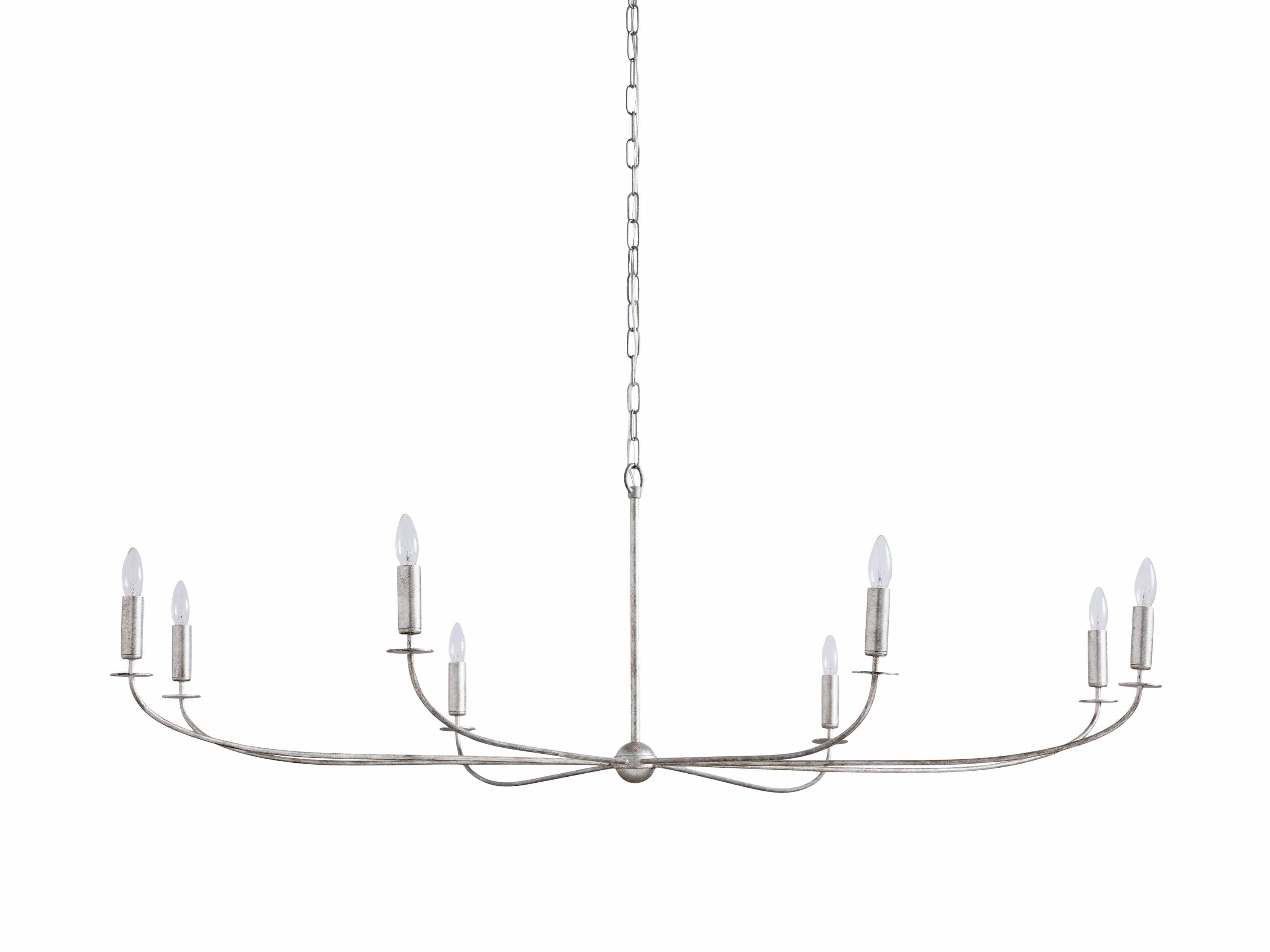 Franing Chandelier,SHOP ALL,metal chandelier,Farmhouse 8 LIGHT Arnett Round Chandelier in Silver