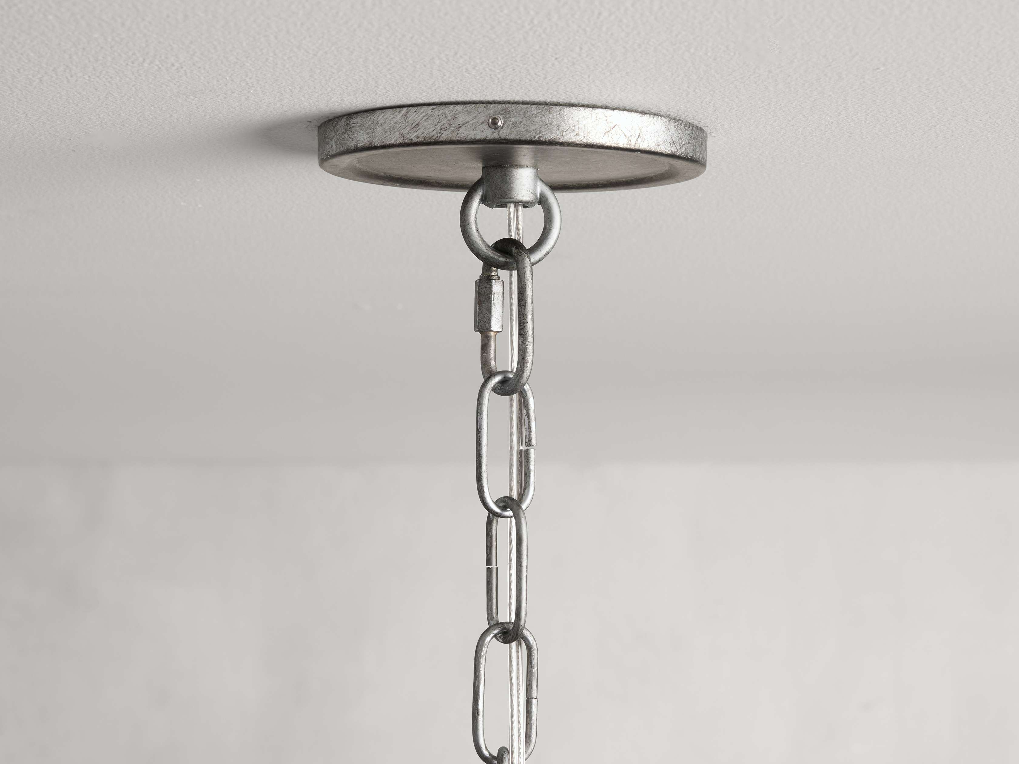 Franing Chandelier,SHOP ALL,metal chandelier,Farmhouse Arnett Round Chandelier in Silver