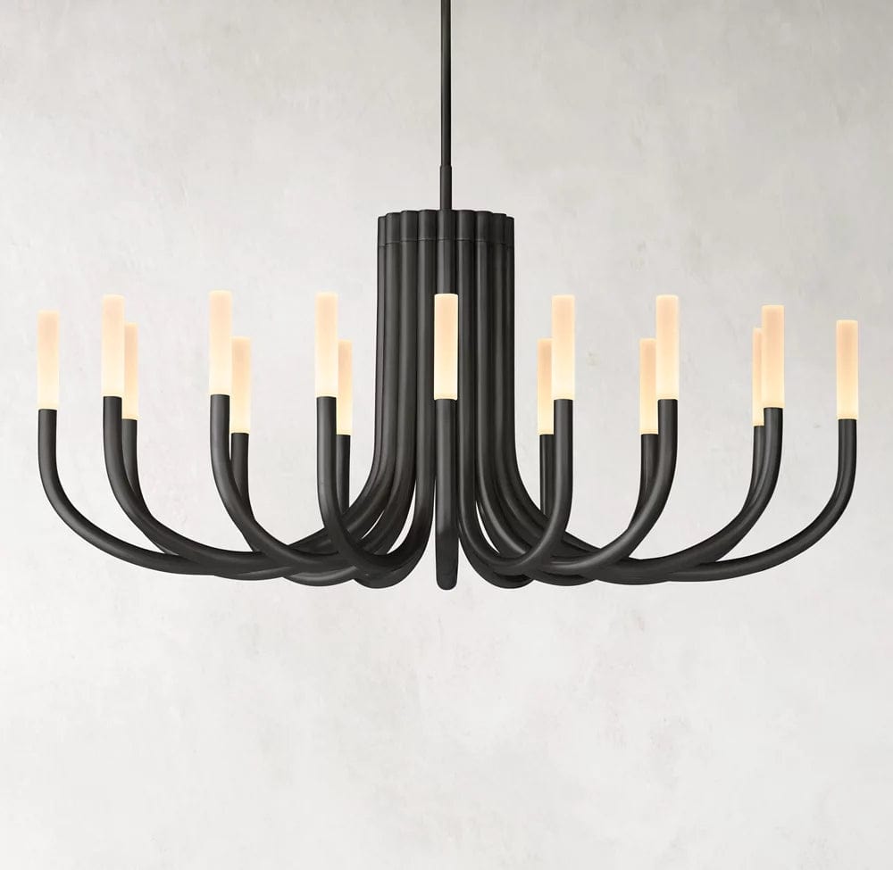 Franing Chandelier,SHOP ALL,metal chandelier,Farmhouse Bronze Rousse Classic Modern Chandelier 50''