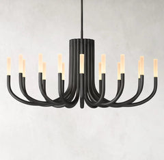 Franing Chandelier,SHOP ALL,metal chandelier,Farmhouse Bronze Rousse Classic Modern Chandelier 50''