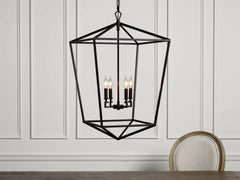 Franing Chandelier,SHOP ALL,metal chandelier,Farmhouse Garnet 33" Chandelier