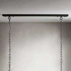 Franing Chandelier,SHOP ALL,metal chandelier,Farmhouse Garnet 54" Rectangular Chandelier