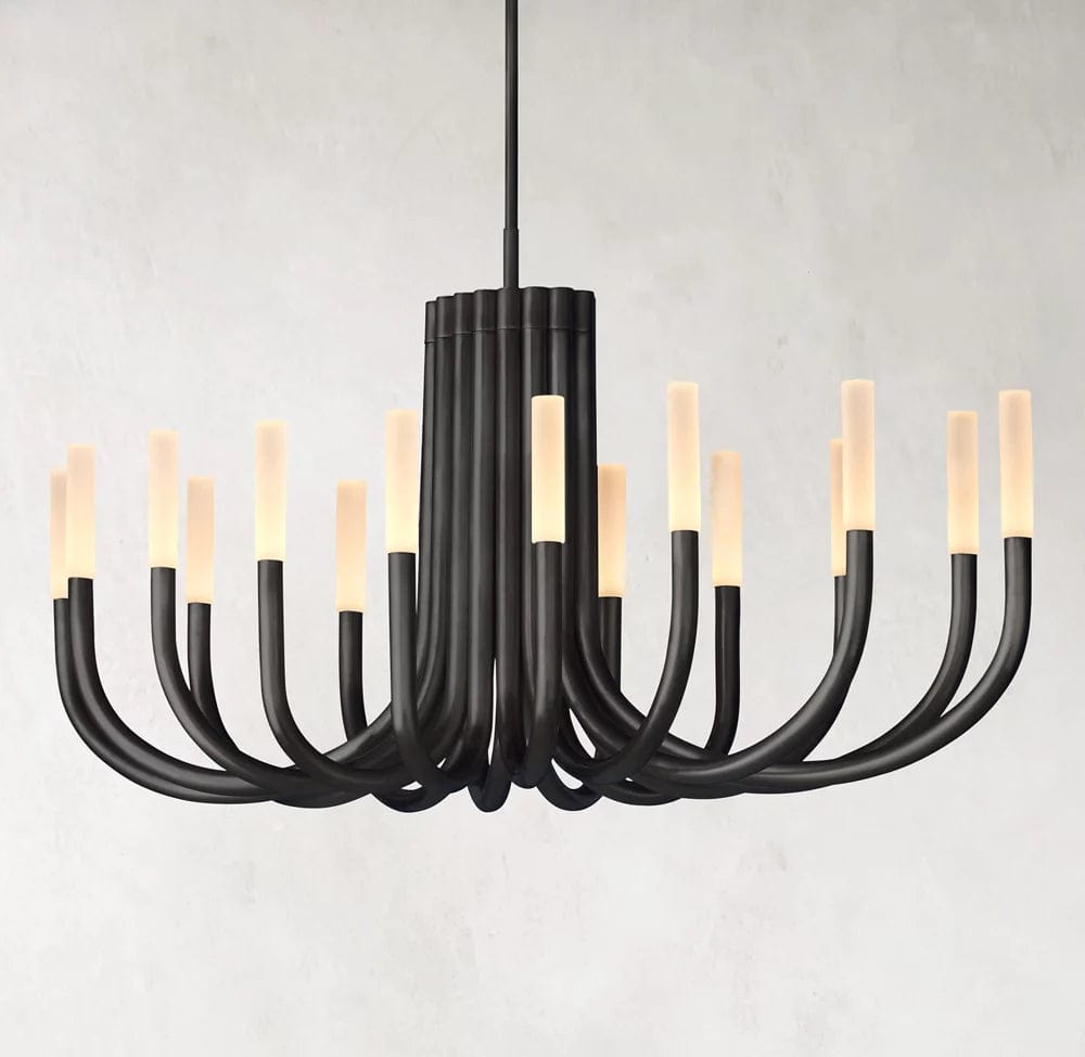 Franing Chandelier,SHOP ALL,metal chandelier,Farmhouse Rousse Classic Modern Chandelier 50''