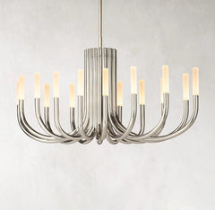 Franing Chandelier,SHOP ALL,metal chandelier,Farmhouse Rousse Classic Modern Chandelier 50''