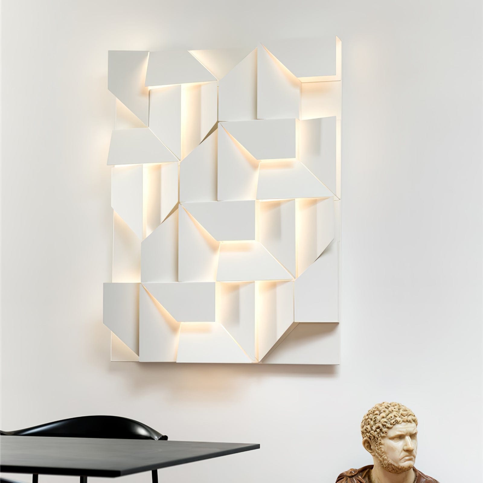 Franing Metal wall light .shop all .wall Shadows Grand Sconce