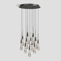 Franing SHOP ALL,crystal chandelier,Ceiling,Island counter/dining room 17'' / BRONZE Soltaire Round Chandelier 17'' 24'' 36'' 40'' 58''D