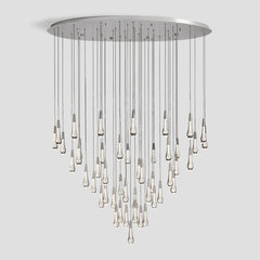 Franing SHOP ALL,crystal chandelier,Ceiling,Island counter/dining room 58'' / NICKEL Soltaire Round Chandelier 17'' 24'' 36'' 40'' 58''D