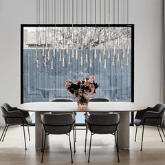 Franing SHOP ALL,crystal chandelier,Ceiling,Island counter/dining room Soltaire Linear Chandelier 37'' 50'' 70'' 87"W 120"W
